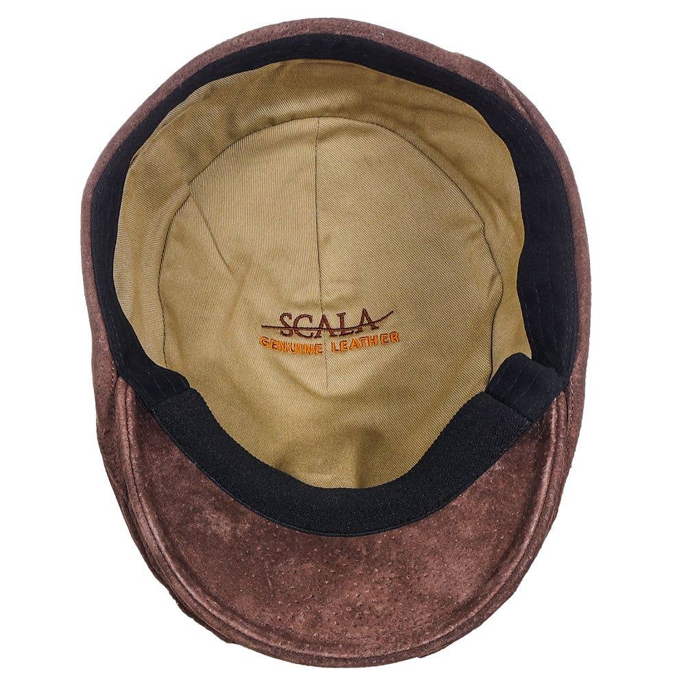 Mens Leather Ivy Hat- Leven