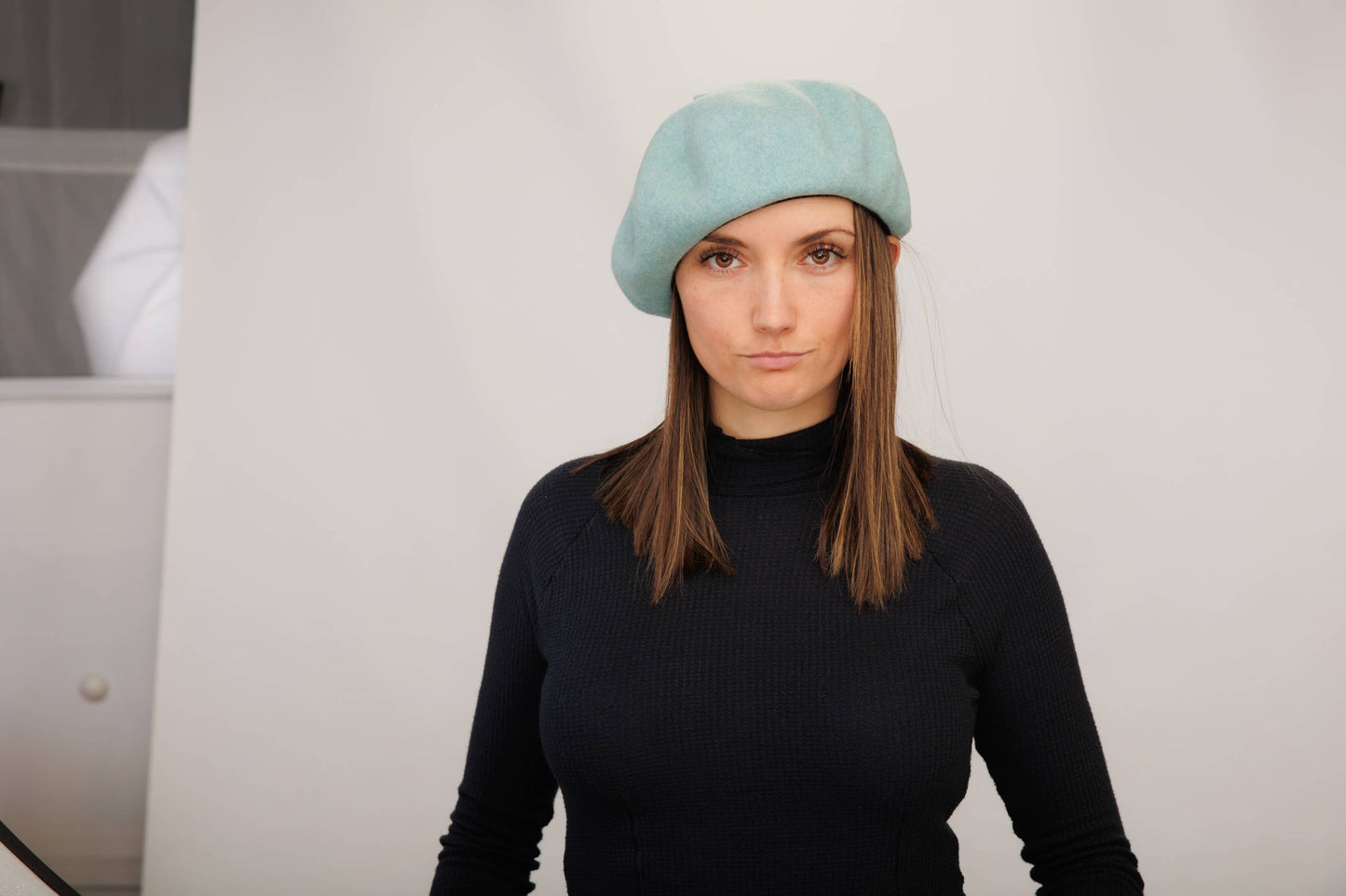 22S-1022 Boiled Wool Beret