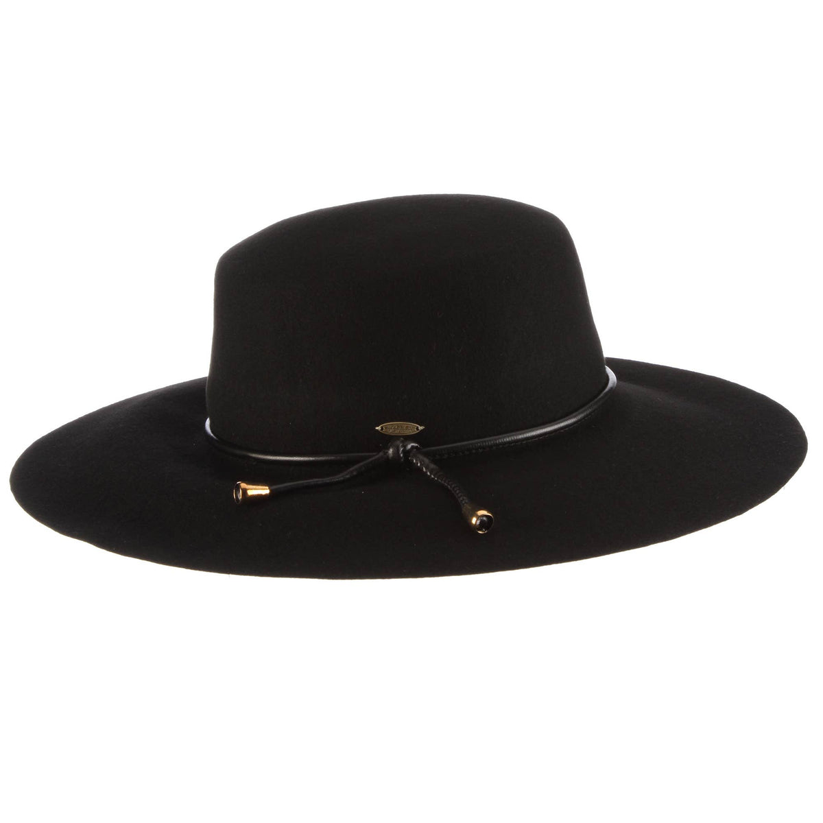 Womens Fall Wool Felt Crushable Wide Brim Hat- Adelle