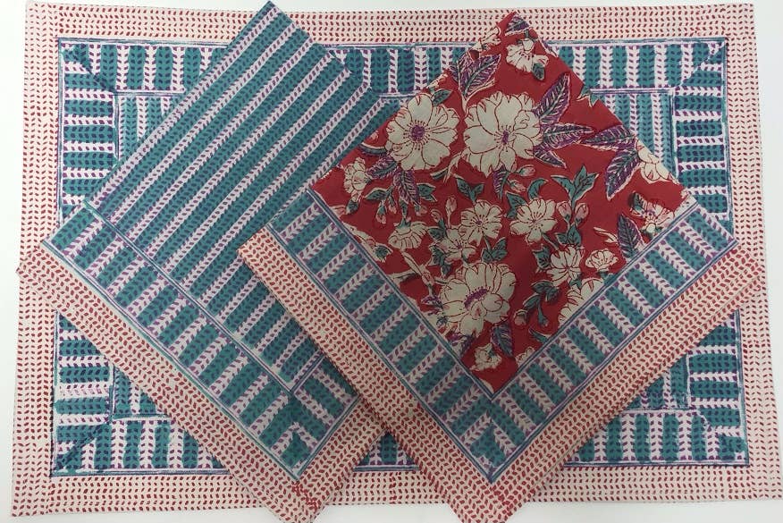 Tablemats Camelia Stripe RB