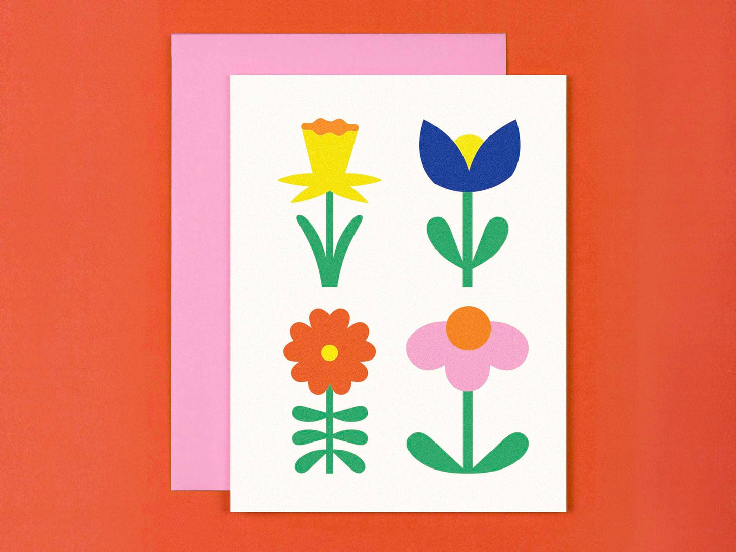 Gang of Fleurs No. 1 Blank Card