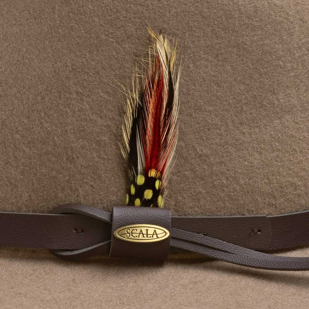 Mens Winter Wool Felt Crushable Hat- Dakota