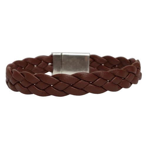 Men's Braided Leather Bracelet, Women's Bracelet, Apollo,