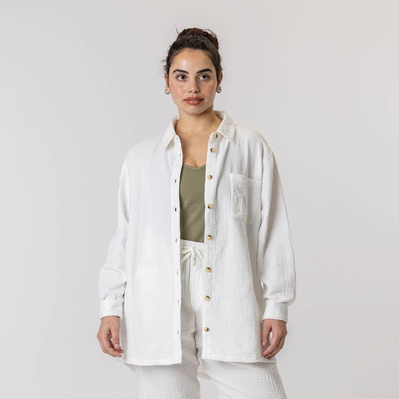 100% Organic Cotton - Button Down Shirt