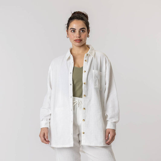 100% Organic Cotton - Button Down Shirt