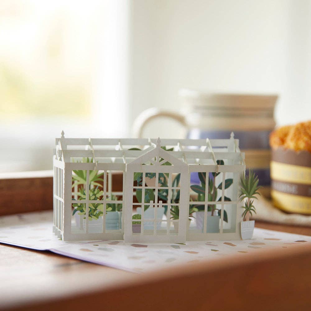 Greenhouse Garden Card, 5x7" Pop-Up Cards