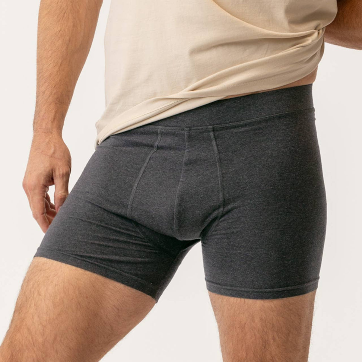 Organic Cotton Men's Boxer Brief Underwear 2 Pak
