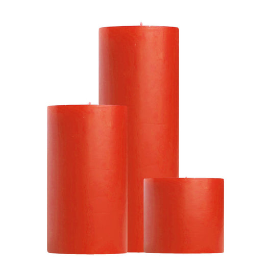 Autumn Spice Scented Pillar Candles - 3x3", 3x6", 3x9" Sizes