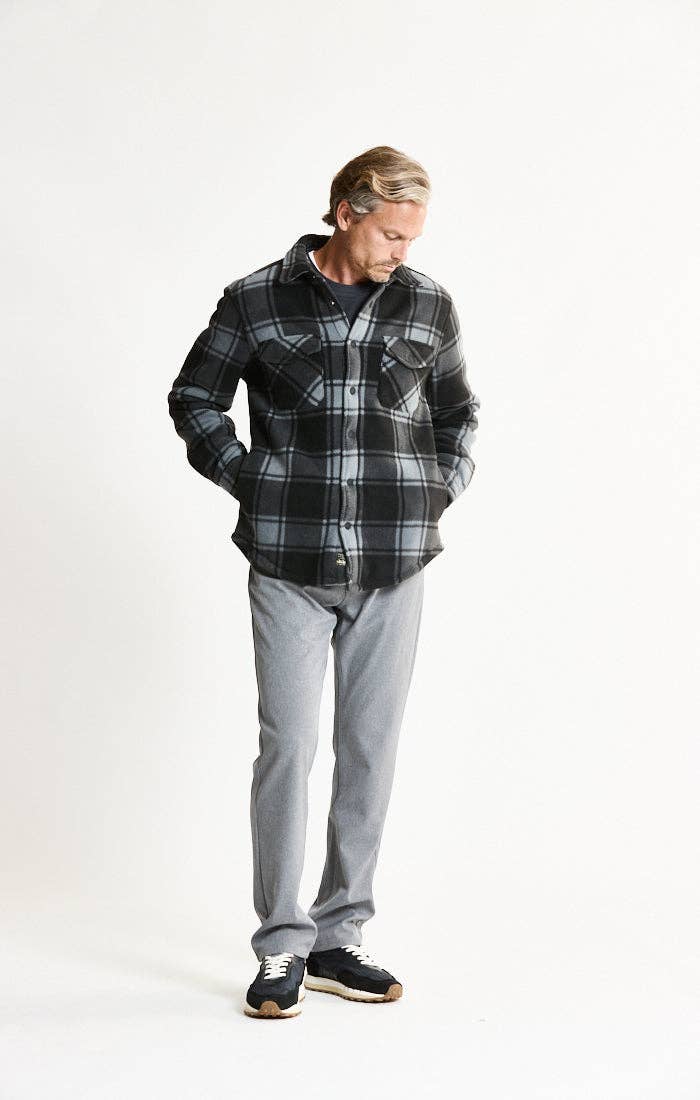Sherpa Bonded Plaid Overshirt