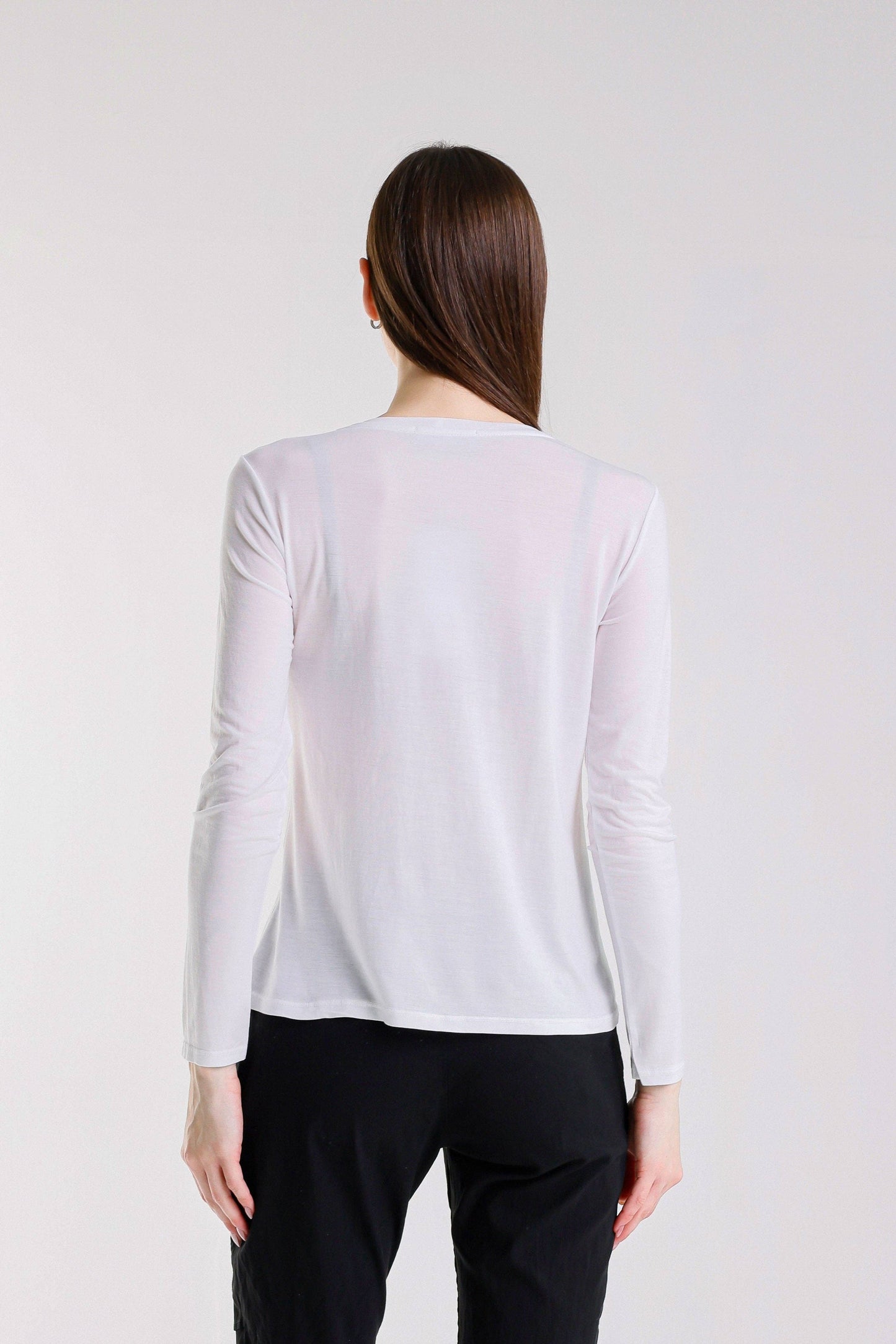 Renata Long Sleeve Crew Neck Tee (BLS432)