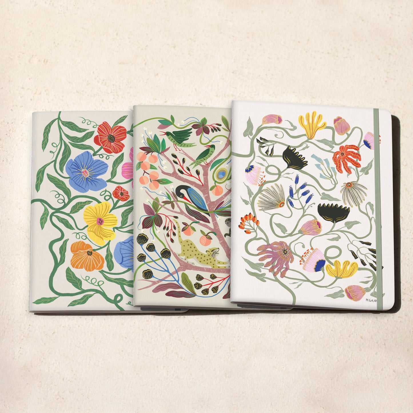 Widly In Love Sewn Trio Notebook Set