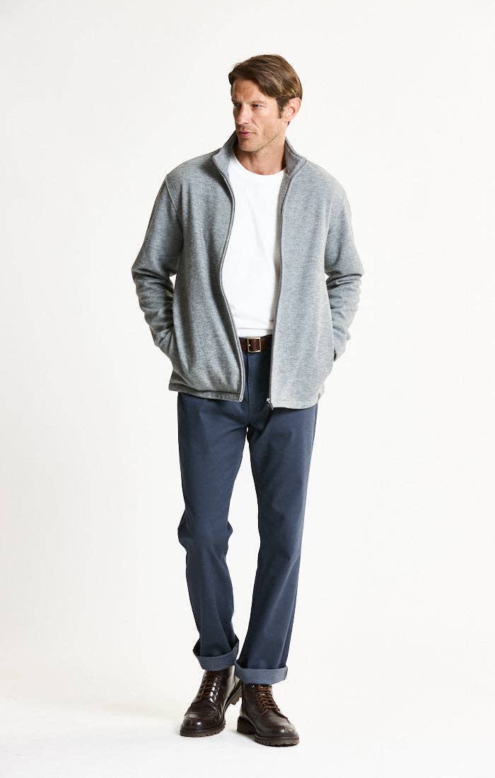 Heathered Knit Full-Zip