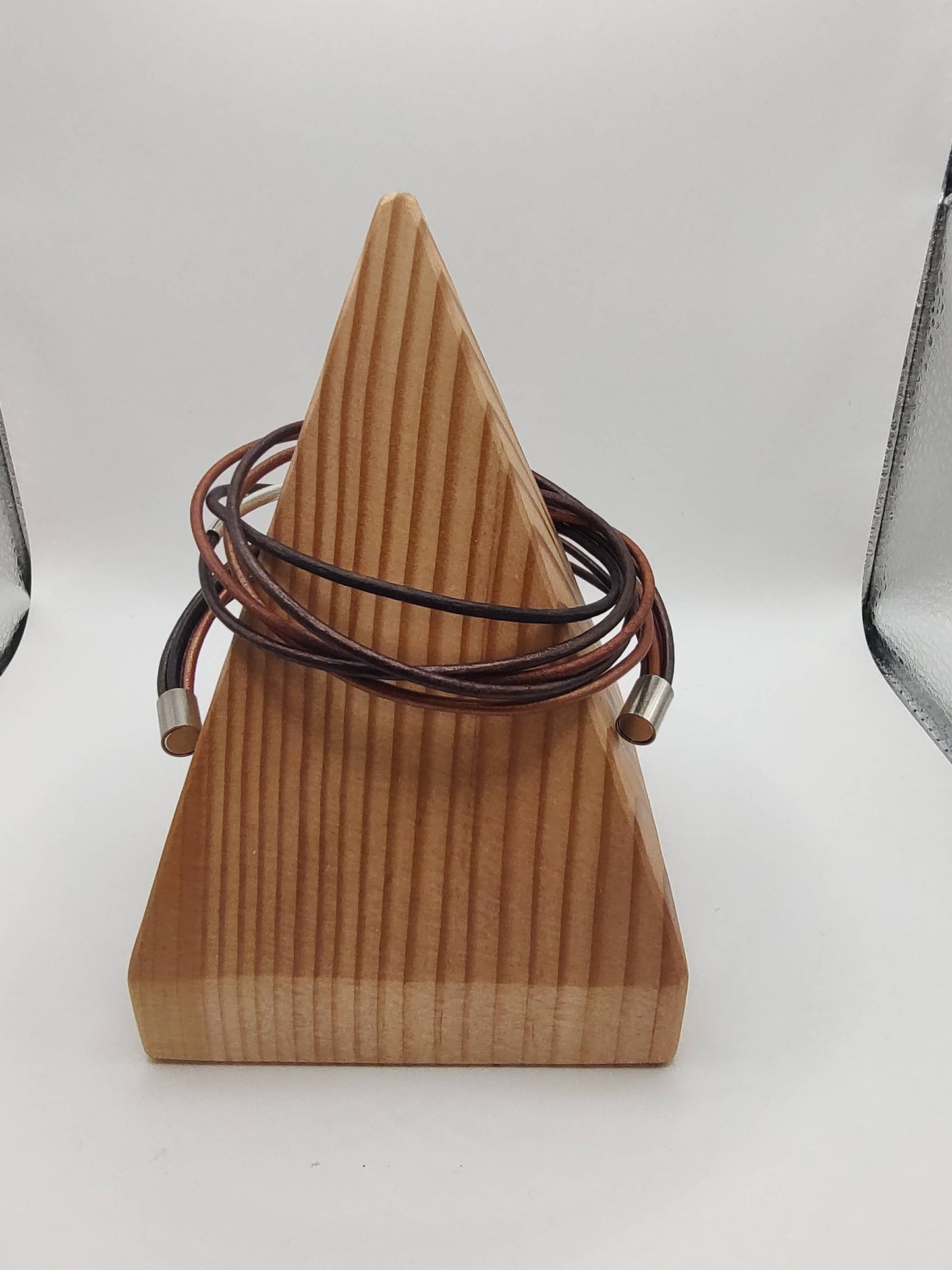 Brown Blend Original Leather Wrap Bracelet