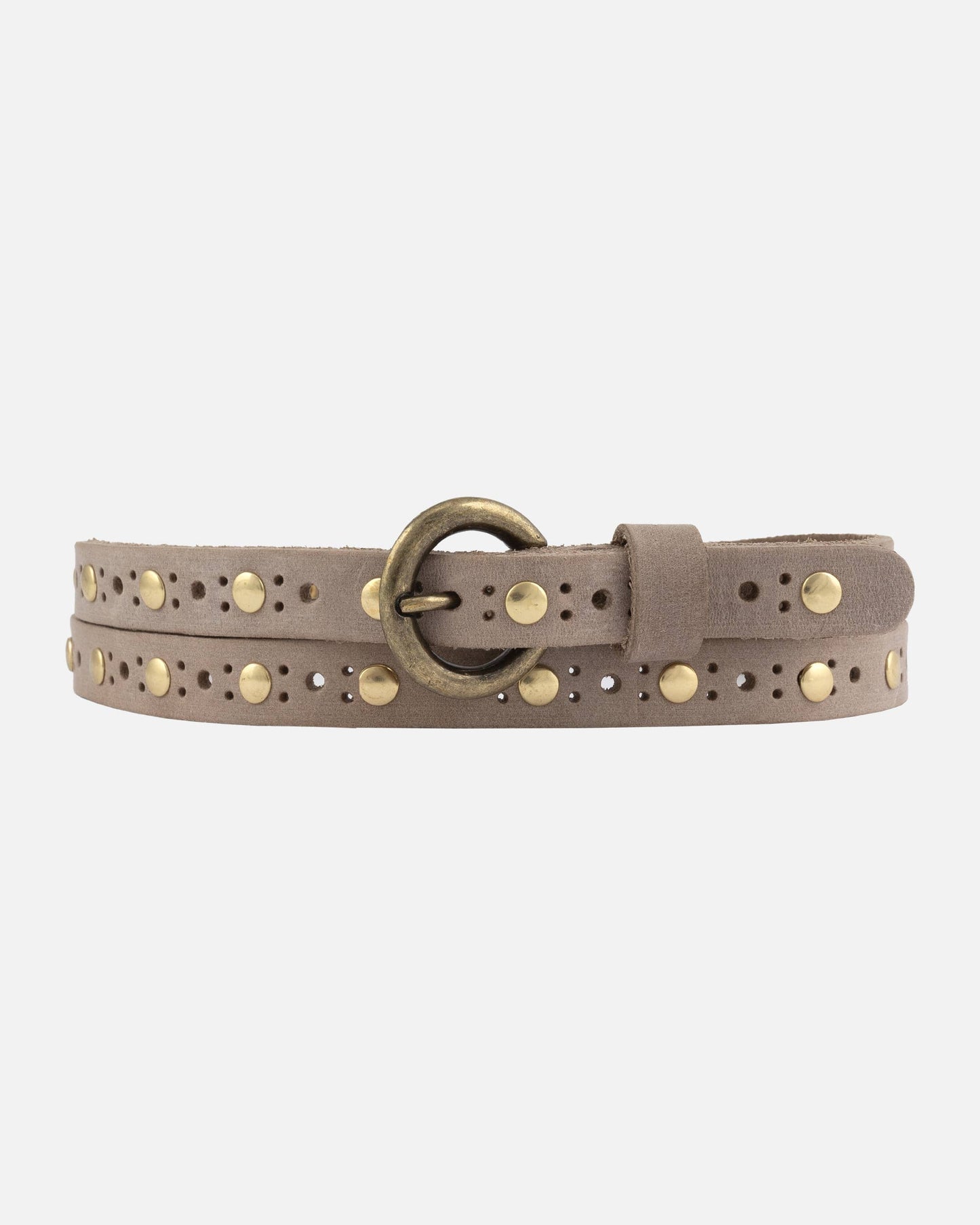 Chloe | Vintage Studded Skinny Belt