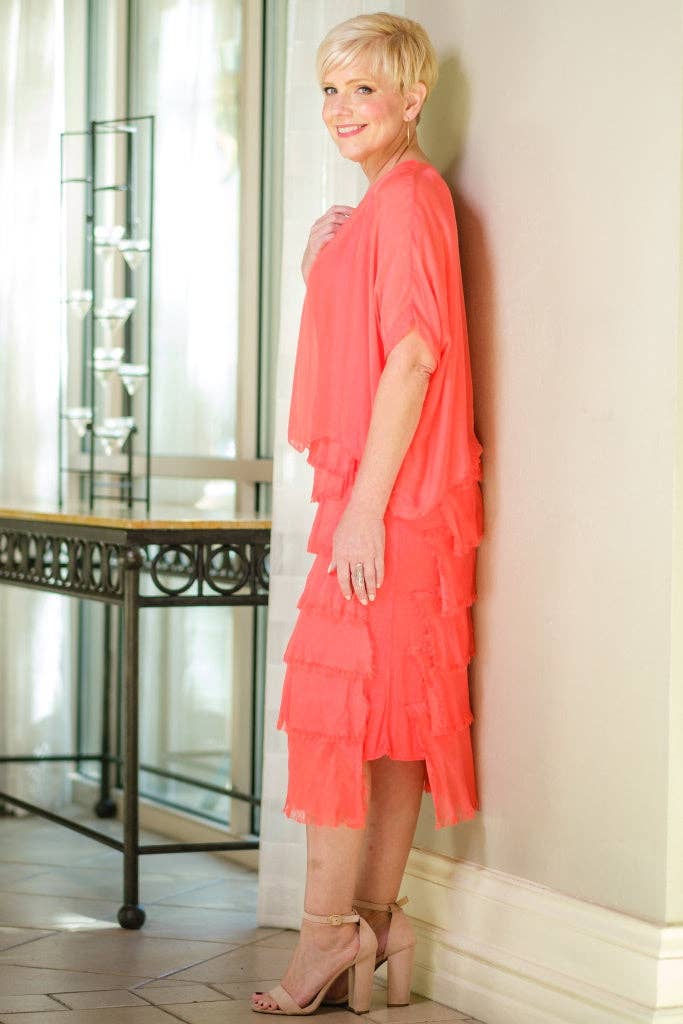 Gail Tiered Ruffle Dress (DQ206)