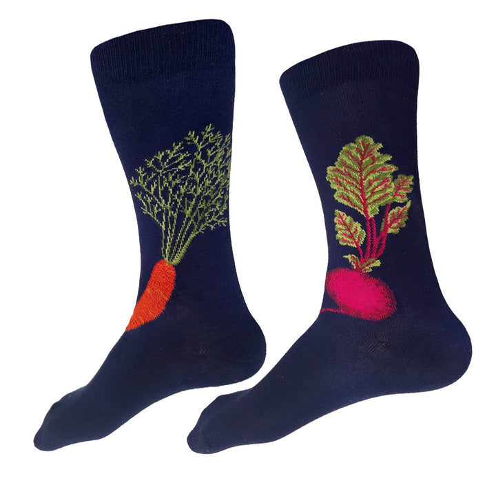 This Night Carrot & Beet Socks