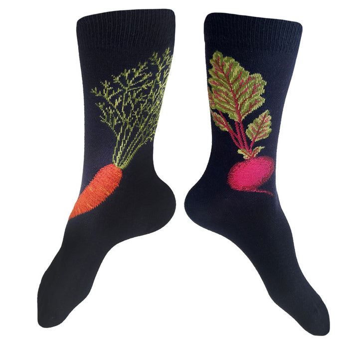 This Night Carrot & Beet Socks