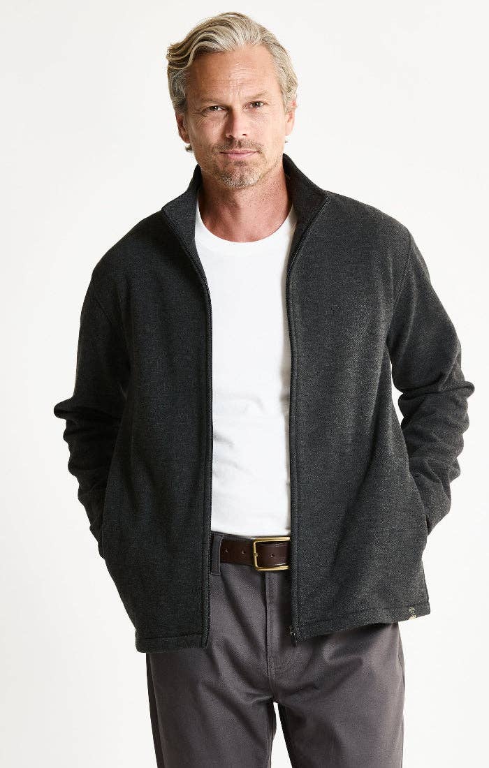 Heathered Knit Full-Zip