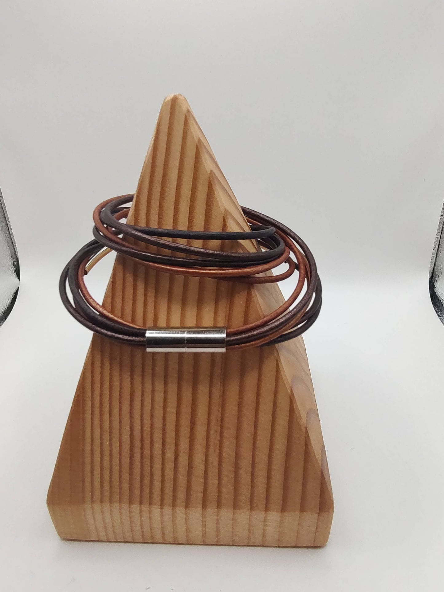 Brown Blend Original Leather Wrap Bracelet