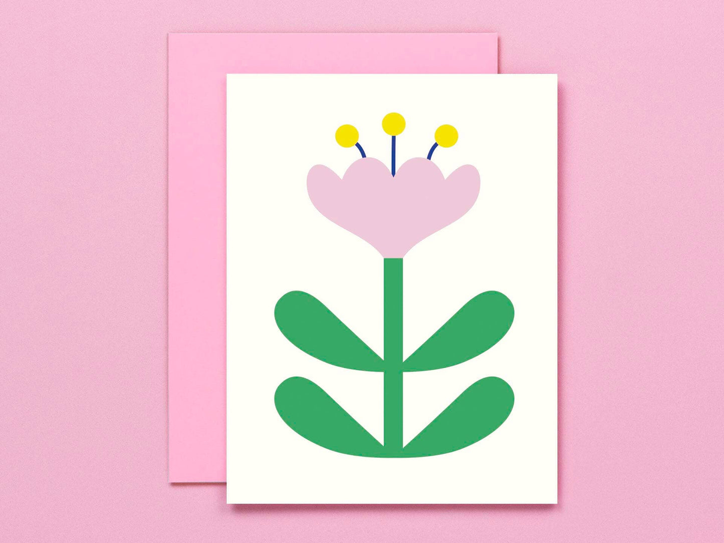 Flower Friend No. 3, Crocus Madame Blank Card
