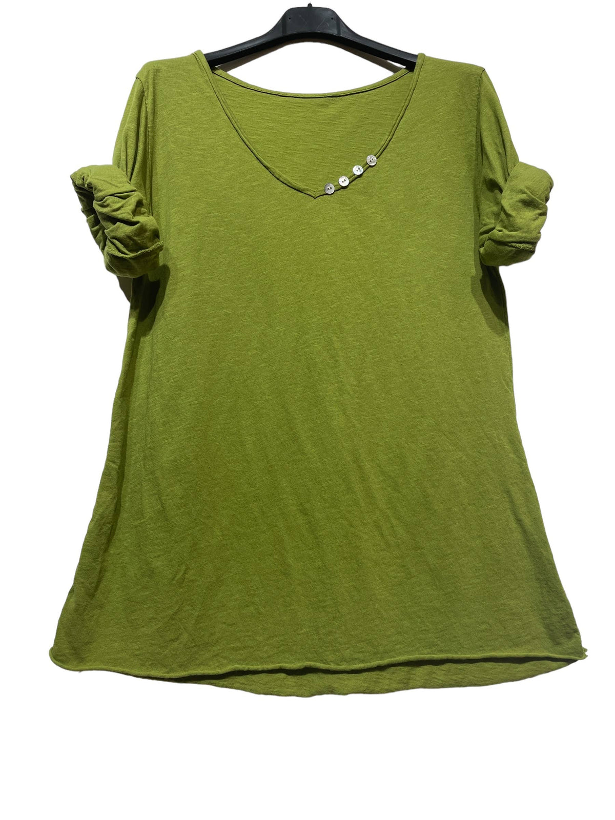 69461 BASIC COTTON TSHIRT: Black