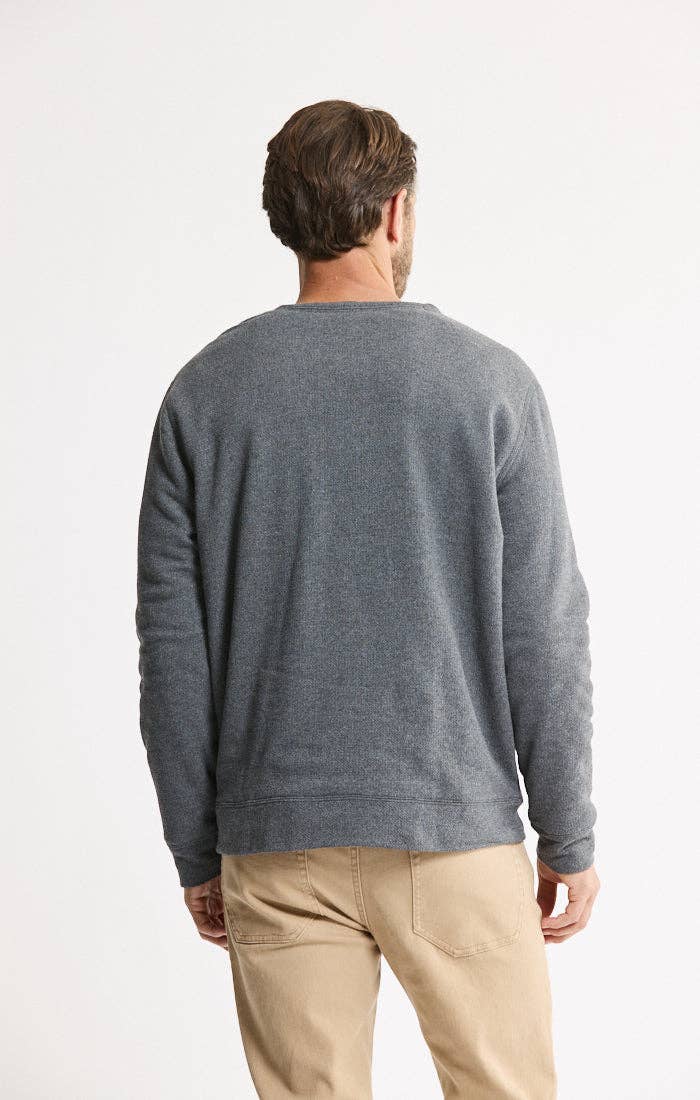 Kent Jacquard Sherpa Lined Crewneck