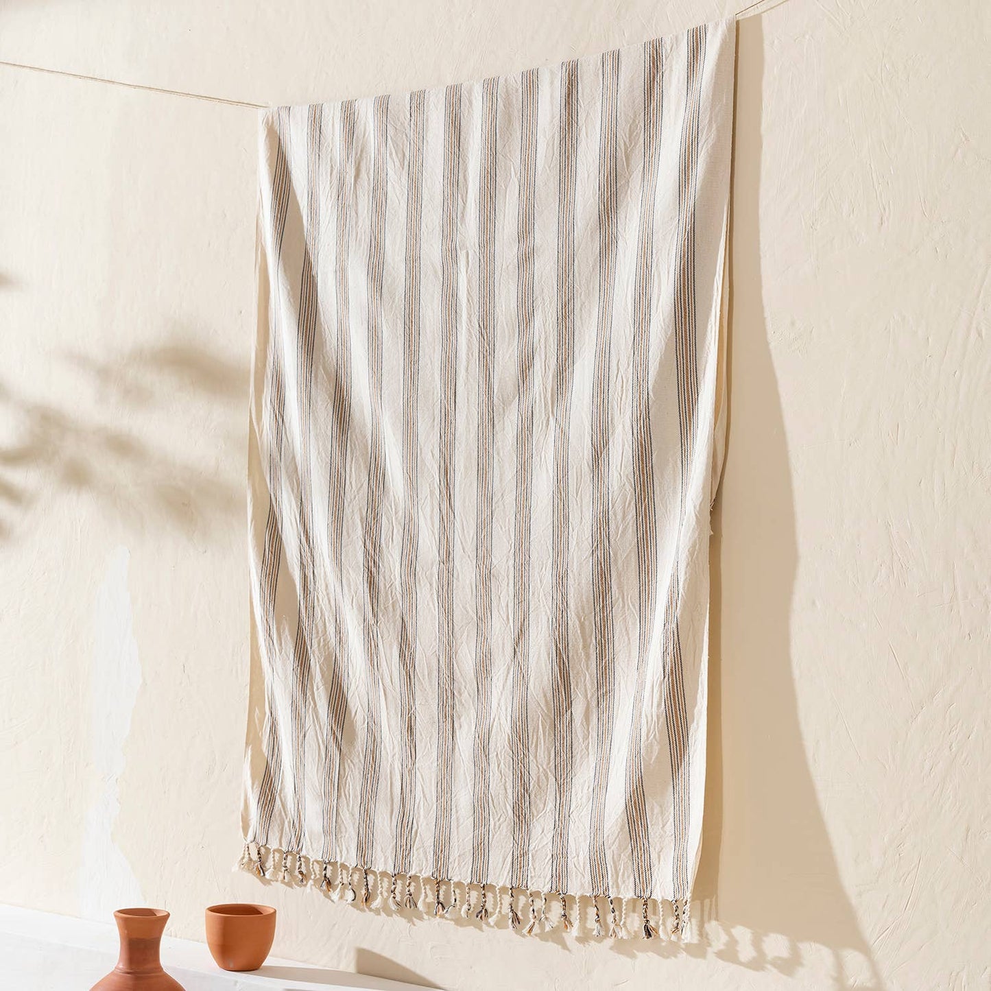 Bath Beach Towels Mid Weight Rustic Vintage Feel Pre-Washed