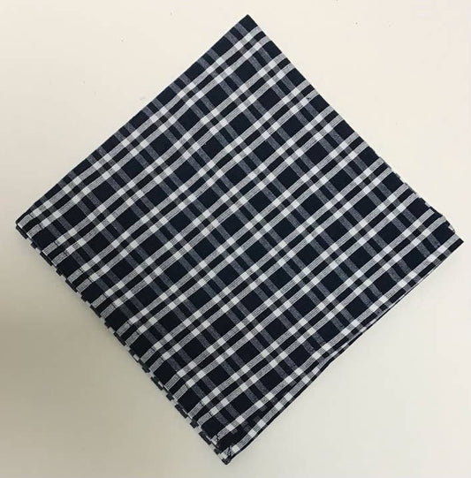 Napkins Woven Cottage Plaid Navy
