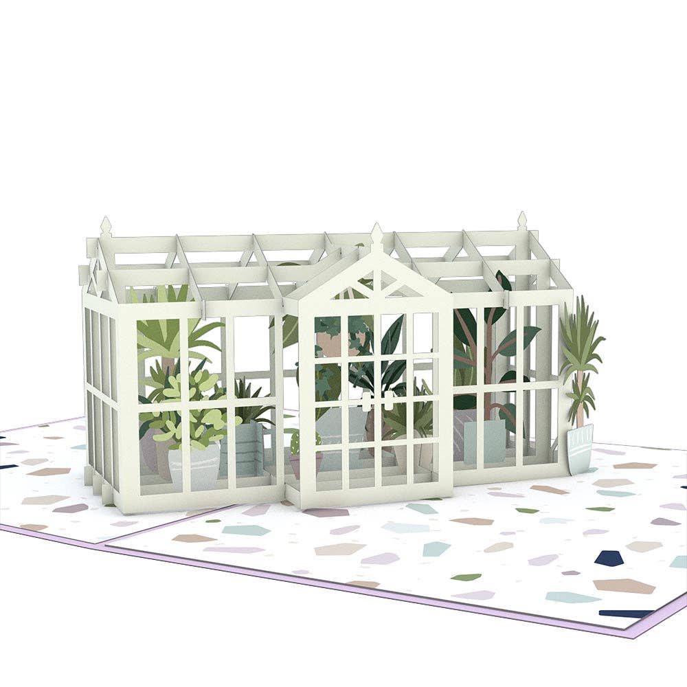 Greenhouse Garden Card, 5x7" Pop-Up Cards