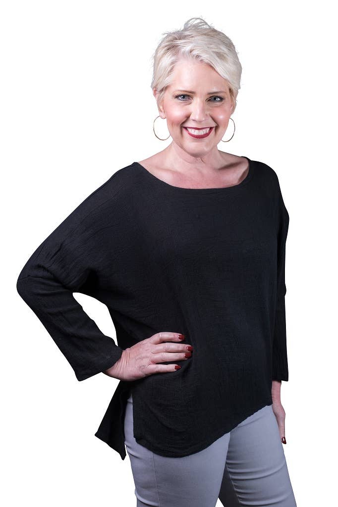 Noa Long Sleeve Raglan Top (BLS116)