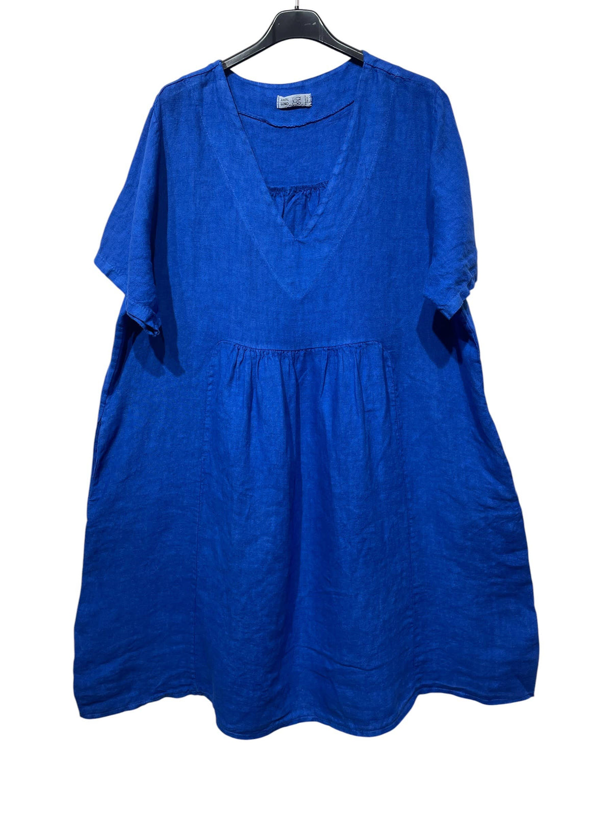 56462 THICK LINEN DRESS