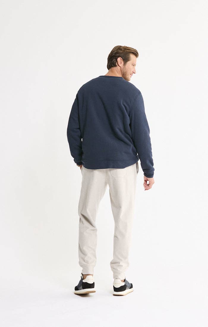 Kent Jacquard Sherpa Lined Crewneck