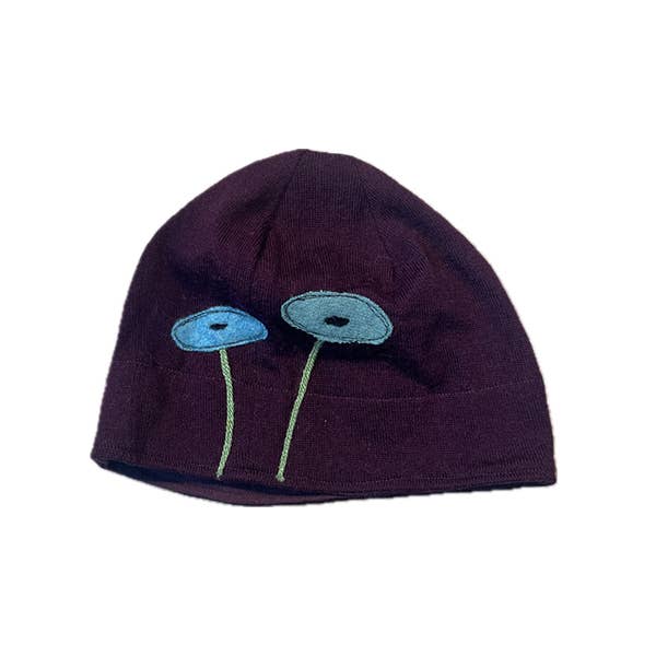 Wool Hat-Oval Poppy
