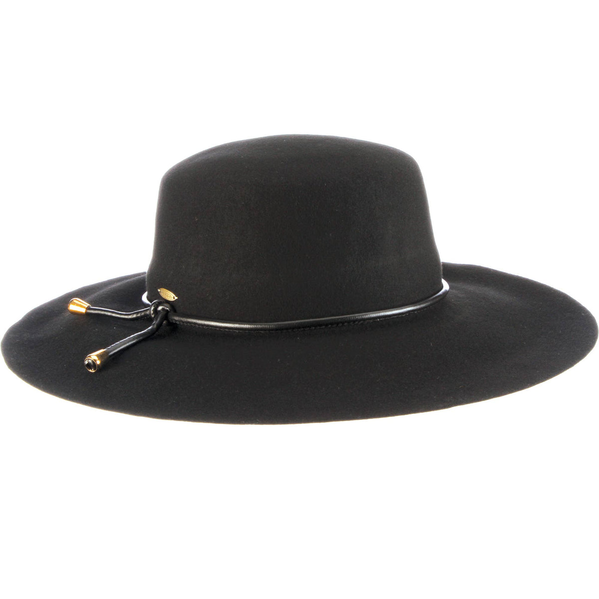 Womens Fall Wool Felt Crushable Wide Brim Hat- Adelle