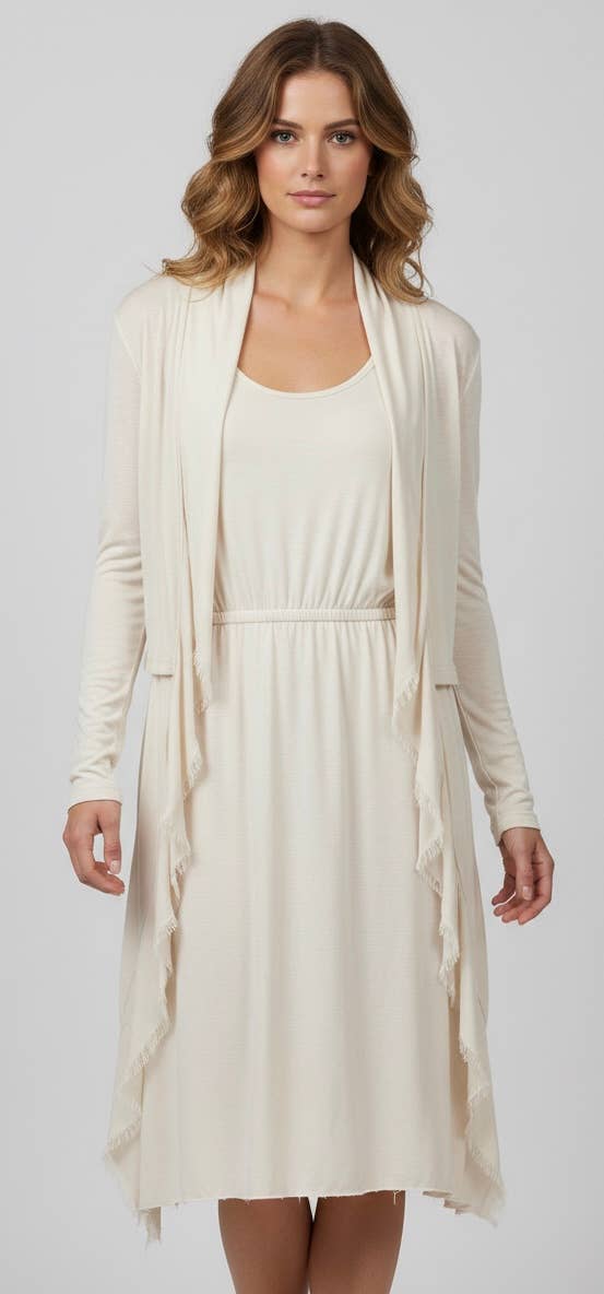 Silk and Viscose Cardigan 
No Tariffs Will Be Ad