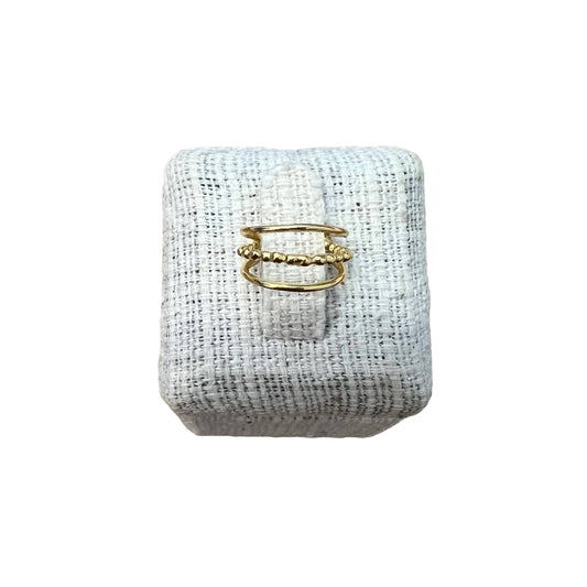 Decorated Three Bar Ear Cuff