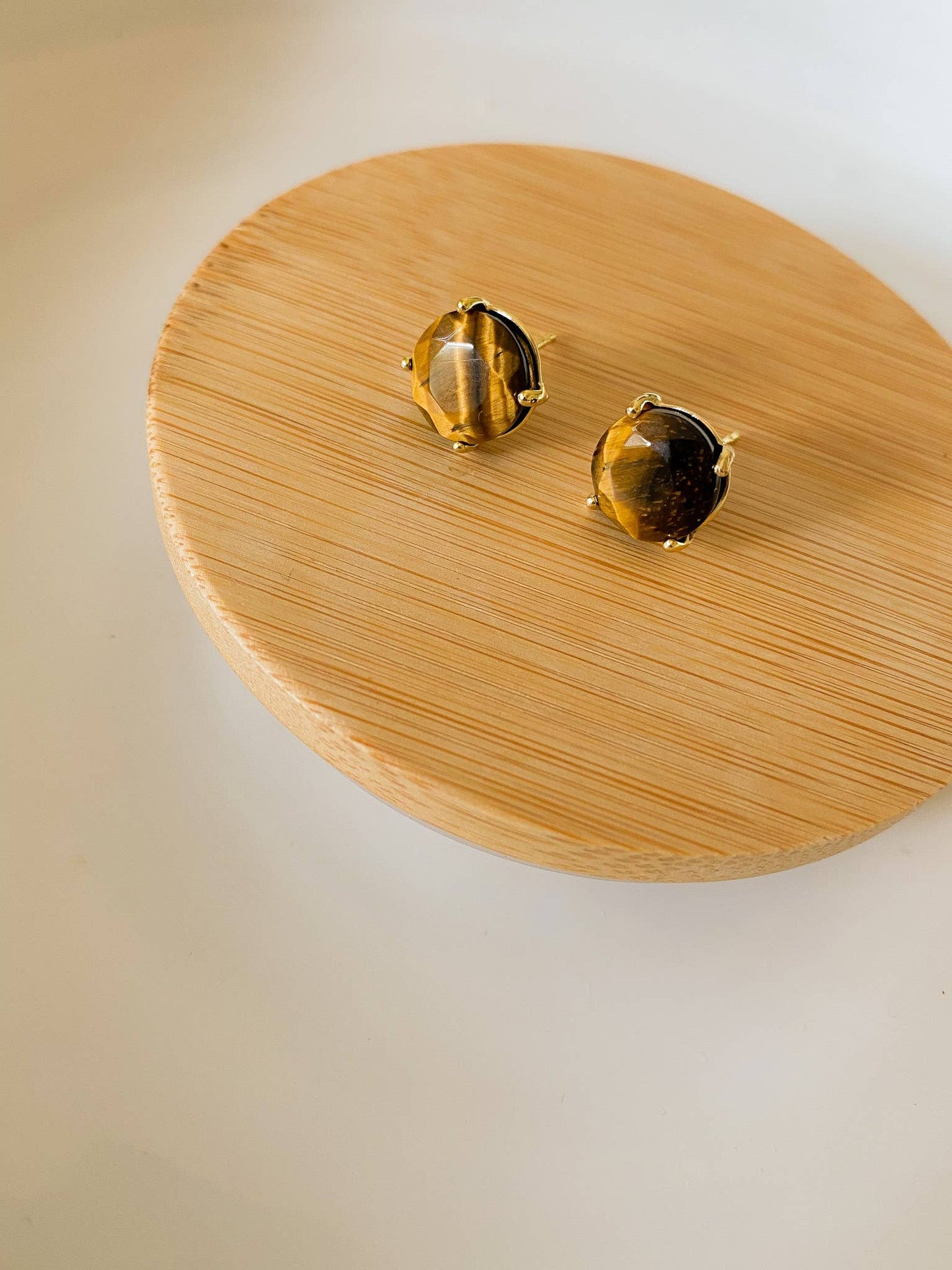 Big Gem Stud Earrings