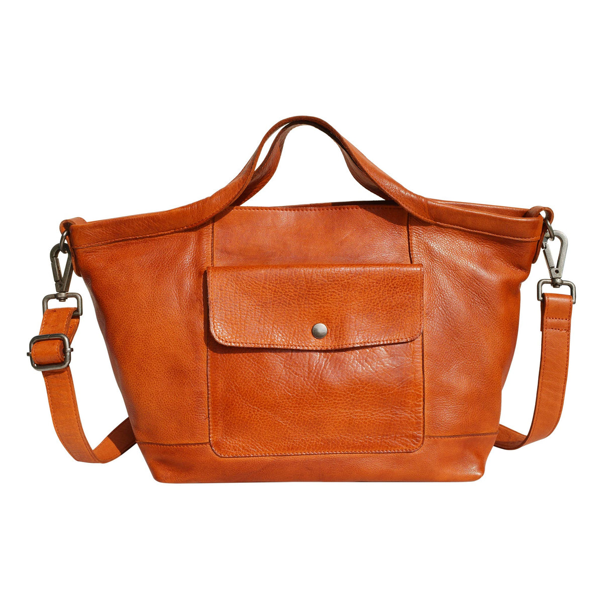 Claire Handcrafted Leather Tote/Crossbody Bags