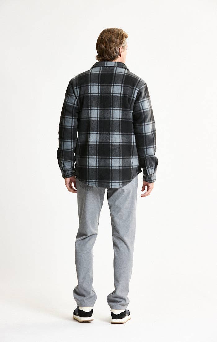 Sherpa Bonded Plaid Overshirt