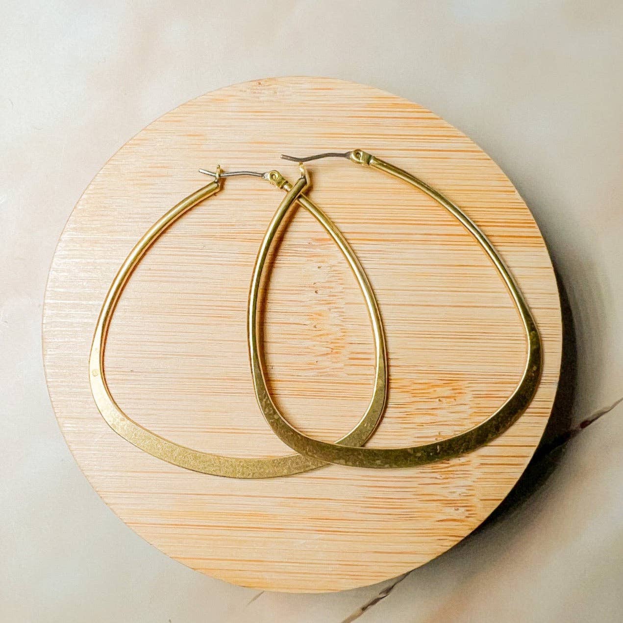 Reuleaux Triangle Hoop Earring