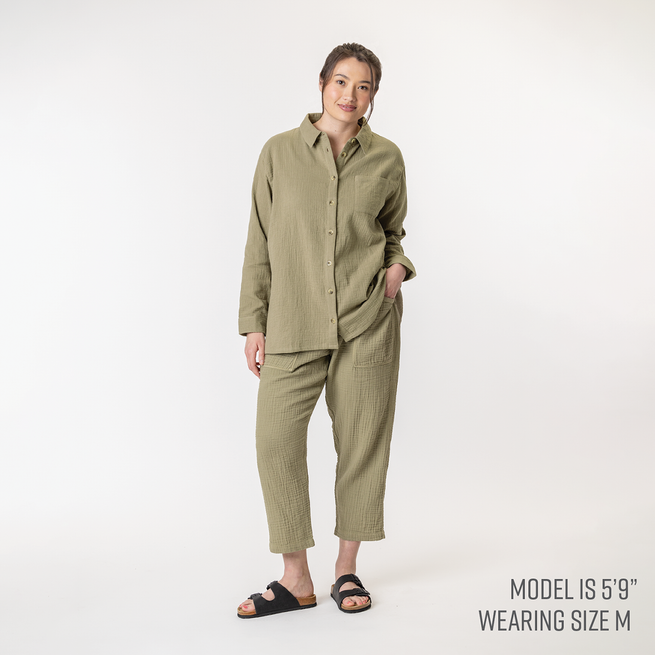 100% Organic Cotton - Button Down Shirt