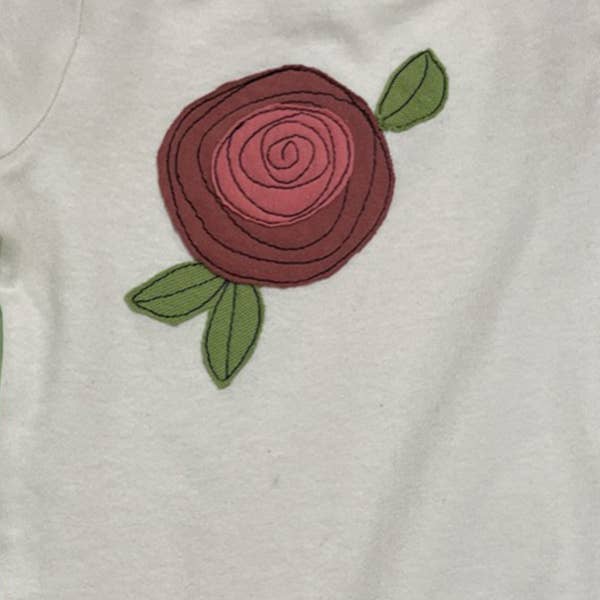 Onesie-Blooming Rose