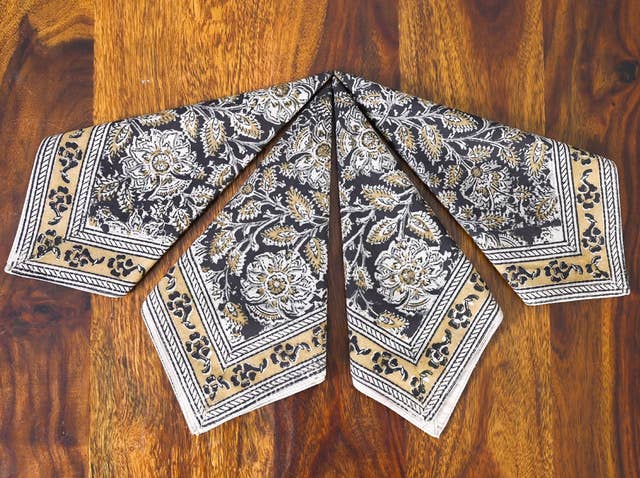 Black Kalamkari Napkin