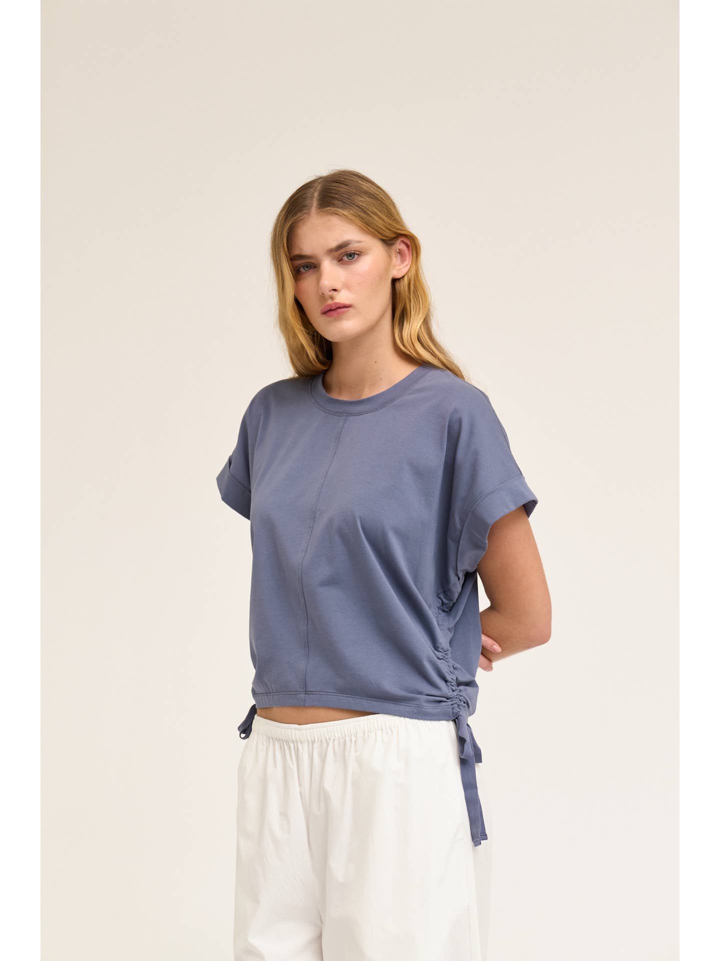 Side Scrunch Tee 41628