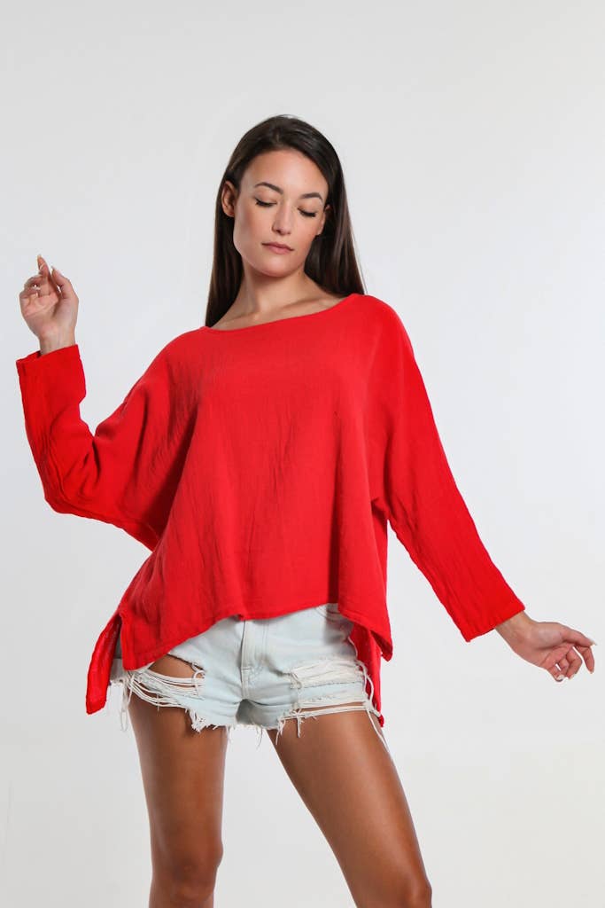 Noa Long Sleeve Raglan Top (BLS116)