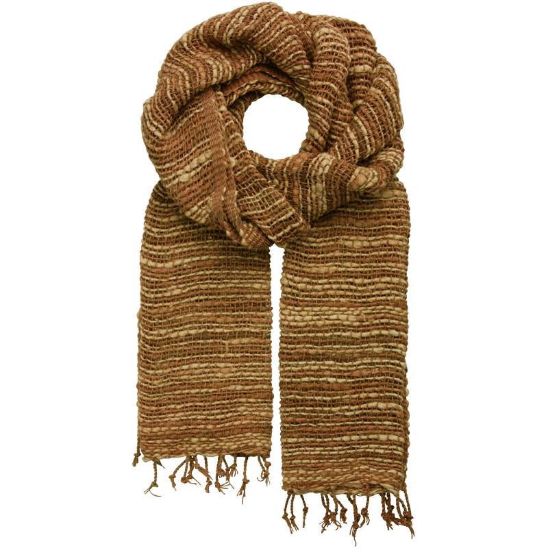 100% Cotton Fair Trade Free Weave Scarf for Fall and Winter