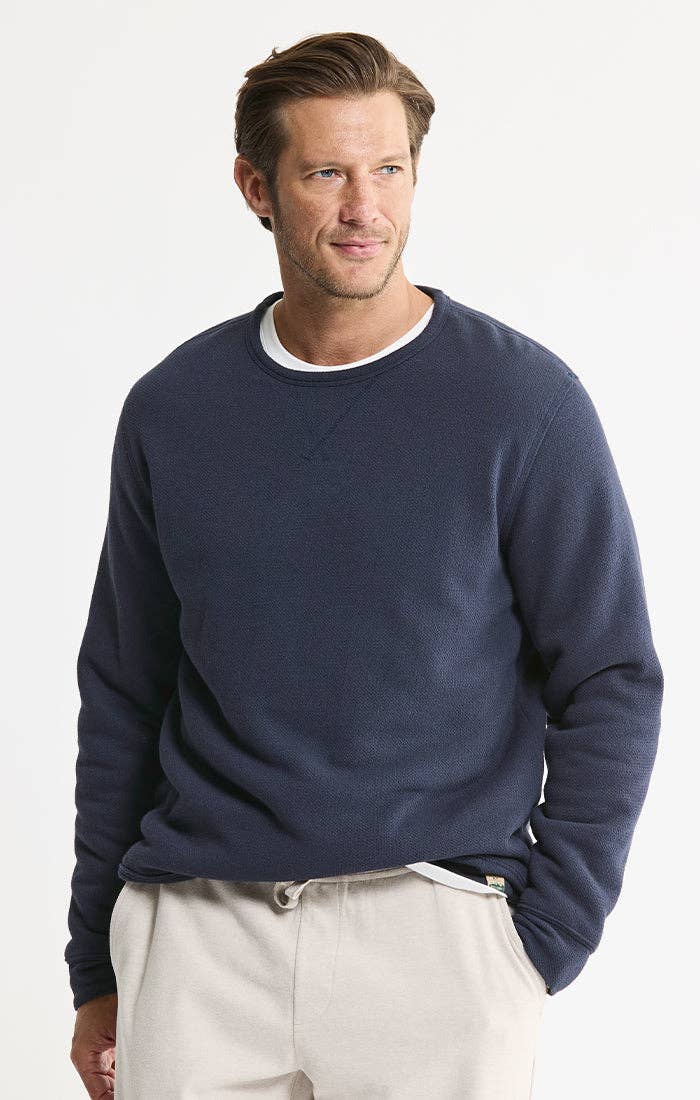 Kent Jacquard Sherpa Lined Crewneck