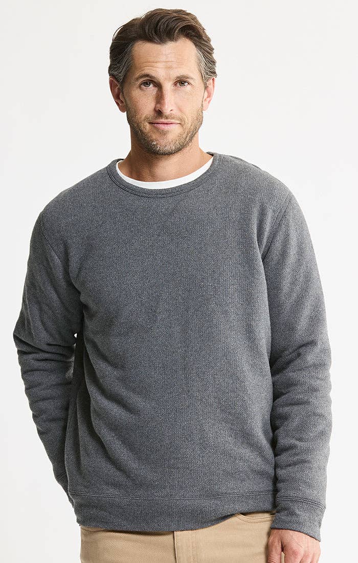 Kent Jacquard Sherpa Lined Crewneck