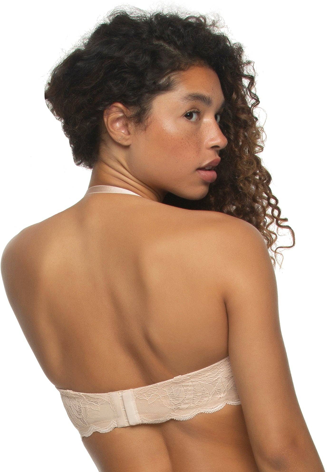 Peridot Push Up Strapless Bra w Lace - Sugar Baby
