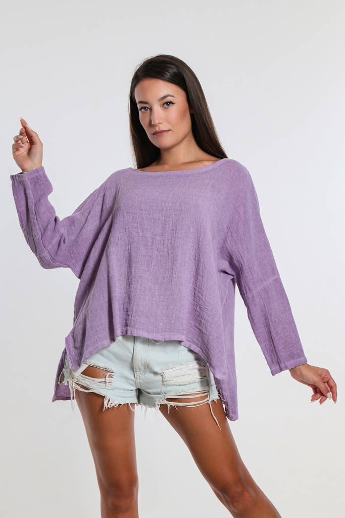 Noa Long Sleeve Raglan Top (BLS116)
